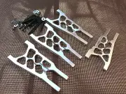 Aluminum Heavy Duty Front and Rear A Arms for Traxxas Rustler 4X4 VXL XL5