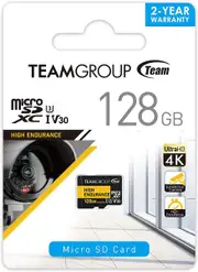 128GB UHS-I U3 V30 Micro SDXC Card for Security Monitoring