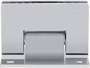 Glass Door Hinge,Bathroom Clamp,Pivot Hinges,Furniture Hardware Soft Close Cabinet Hinge Accessories, Stainless Steel Shower Glass Door Hinges, 90 Degree Glass Clips, Bi- directional Wall to Glass Fra