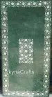 36 x 72" Mother of Pearl Inlay Work Dining Table Top Green Marble Meeting Table