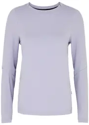 ON Running Focus Stretch-jersey Top, Tops, Lilac, Large, Cotton - L L