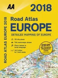 在飛比找博客來優惠-AA Road Atlas Europe 2018