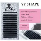C/D Curl Natural Soft Light Fluffy Premade Volume YY Shape Individual Lashes