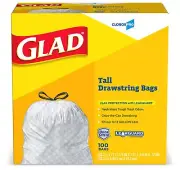 Glad ForceFlex Tall Kitchen Drawstring Trash Bags, Clorox 13 Gallon Trash Bag...