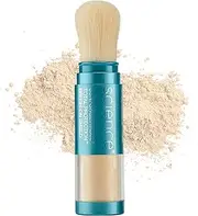 Colorescience Sunforgettable Total Protection SPF 50 Mineral Sunscreen Brush with Antioxidants, Broad Spectrum UVA UVB Protection, Safe For Sensitive Skin, Oil-Free, Non-Comedogenic, Reef-Safe