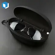Portable Zipper Sunglasses Carry Box Case Eye Glasses Clam Hard Shell Protector