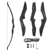 57" Archery Takedown Recurve Bow Right&Left Hand Hunting Bow Long Bow for Adu...