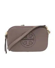 Tory Burch Miller Zipped Mini Camera Bag One size clamshell brown