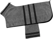 B Baosity Dog Bathing Robe Towel,Dog Towel,Bathing Robe,Soft Super Absorbent Quick Drying Adjustable