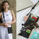 DOT 潮流小物 CORDURA ORIGINAL 迷你 黑 側背包 小包 收納 旅行小包 多隔層 防水 多色背帶