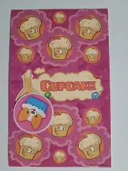 scratch and sniff stickers sheet NEW Dr. Stinky's Cupcake scent
