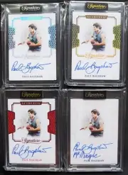 Set Of 4 Paul Bagshaw Signature Cards. Sturt Champion, Hall Of Fame .