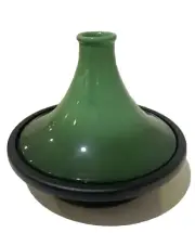 Le Creuset Tajine Emerald Green 2.5 Qt Cast Iron Tagine Made In France NIB