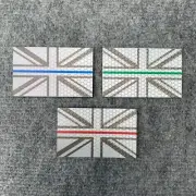 Union Jack Emergency Services Reflective Flag Morale Patch, Thin Blue, Red Line