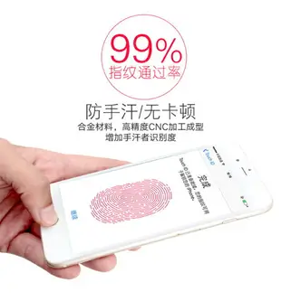 蘋果手機指紋貼感應帖膜iPhone指紋按鍵貼紙home鍵貼膜男女6s卡通7P貼紙5s解鎖4S識別8 plus防手汗金屬貼紙