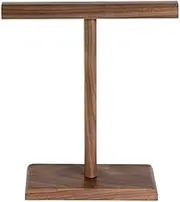 Headset Stand Headset Holder Wood Headphone Stand Holder Creative Headset Holder Desk Display Shelf Rack Universal Earphone Accessories Desktop Headset Holder (Color : Walnut)