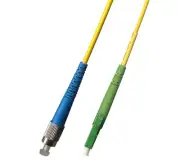 250M (820ft) OS2 FC/UPC to LC/APC Fiber Optic Cable Simplex Singlemode 9/125