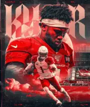 526881 KYLER MURRAY Football Touchdown 2 36x24 WALL PRINT POSTER