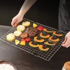 Rectangular Food Drying Rack Grid Design BBQ Cooling Rack Oven