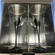 Mikasa Wine Glass Set Of 2 Crystal Vogue 503 Wine Pair NIB
