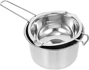 LALADEFIEE 1Set Double Boiler Pot Stainless Steel Wax Melting Pot for Chocolate Candy Butter More for Candle Making Easy to Clean Housewarming Present
