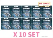 GILLETTE SENSOR EXCEL SINGLE ITEM SHAVING BLADE REPLACEMENT 10 PCS BLADE X10 SET