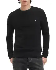 Allsaints Ivar Merino Wool Waffle Knit Sweater