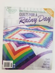 Quilter's World August 2022 Magazine Quilts for a Rainy-Day Quik Easy Idea Book