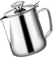 Stainless Steel Cup Tea Kettle 350ml Latte Frothing Pitcher Coffee Shop Cup Wide Spout Espresso Making Jug Espresso