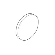 BDS SP590RB Scar Plate Round Blank With Double Sided Tape