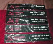 5 Different HAMMER & SICKLE VODKA TOP RAIL RUBBER BAR MATS NEW