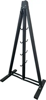 Gym Fitness LAT Pull Down Bar Storage Rack for Mag Grip, Heavy Duty A-Frame S...