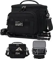 Camera Bag SLR/DSLR Camera Case Professional Shoulder Camera Bags for Canon Sony Nikon Mirrorless Cameras and Lenses Crossbody Camera Bag, Black, M, professional