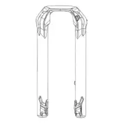 RockShox Lower Leg for BoXXer Ult GLB, 11.4018.091.009