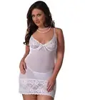 Seven Til Midnight 9184X Bonjour Chemise Matching G-String. 3X/4X,