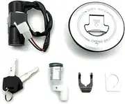 Ignition Switch for CBR125 2003-2007 CB125R R CBR 125 125cc Motorcycle Ignition Switch Fuel Gas Cap Cover Locks Accessories Motorcycle Ignition Switch Lock(Full Set)