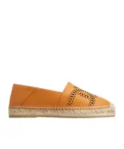 Tod's Cutout Espadrille Flats 35,38,39 brown