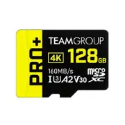 Team Group PRO 128GB MicroSDXC Memory Card [TPPMSDX128GIA2V3003]