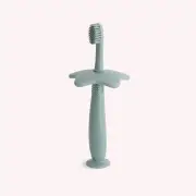 Mushie Training Toothbrush - Cambridge Blue by Mushie | the memo