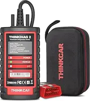 Thinkdiag2 All System Bidirectional Control OBD2 Diagnostic Scanner for iOS & Android, Bluetooth Scan Tool with CAN-FD Protocol, AutoVIN, Active Test, 15+ Reset Functions, ECU Coding, 1 Year Fr-ee