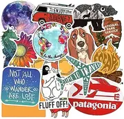 36 Pcs Stickers Big for Water Bottles, Cute Cool Waterproof Vinyl Aesthetic Decals for Laptop Books Computer Pad Skateboard Guitar, for Teens, Girls, Women