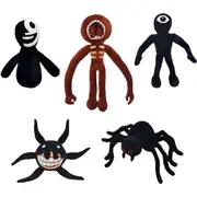 Doors Plush Set - 5 PCS, Monster Game Plushies, Seek, Screech, Jack, Timothy