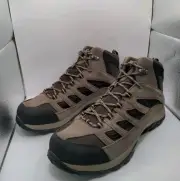 New Columbia Crestwood Mid Men's Waterproof Hiking Boots Cordovan Squash Size 11