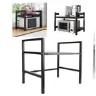 Expandable Storage Rack Microwave Stand Adjustable Height Microwave Oven Shelf