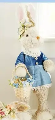 PIER1 EASTER HOP TOWN MIRABEL SISAL BUNNY BNWT