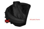 BLACK STITCH AUTO AUTOMATIC LEATHER GEAR SHIFT BOOT FITS SUBARU BRZ 12-15