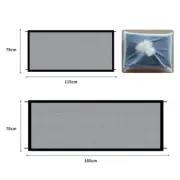 **Folding Mesh Pet Safety Gate - 4Pcs Hook Barrier for Stairs & Playpen**