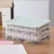 餃子盒凍餃子速凍家用水餃盒冰箱保鮮盒食物收納盒餃子托盤餛飩盒