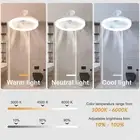 E27 Ceiling Fans designed for Small Rooms with Multiple Lighting Choices