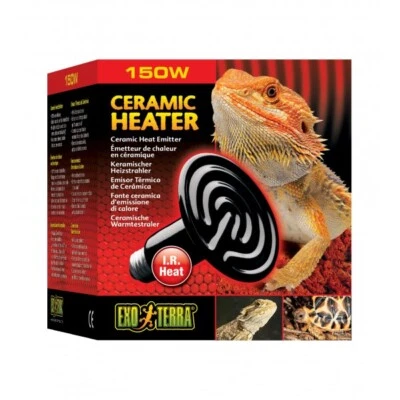Exo Terra Ceramic Heater 150w Infrared Heat Emitter for Reptiles